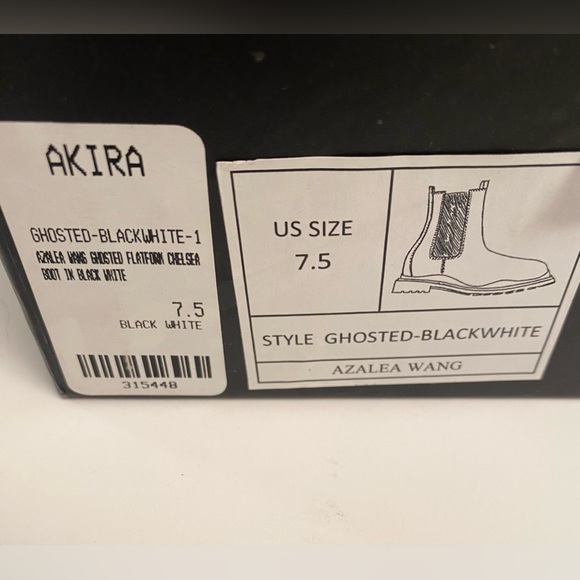AZALEA WANG Chelsea Boot In White features a faux leather - Picture 7 of 7